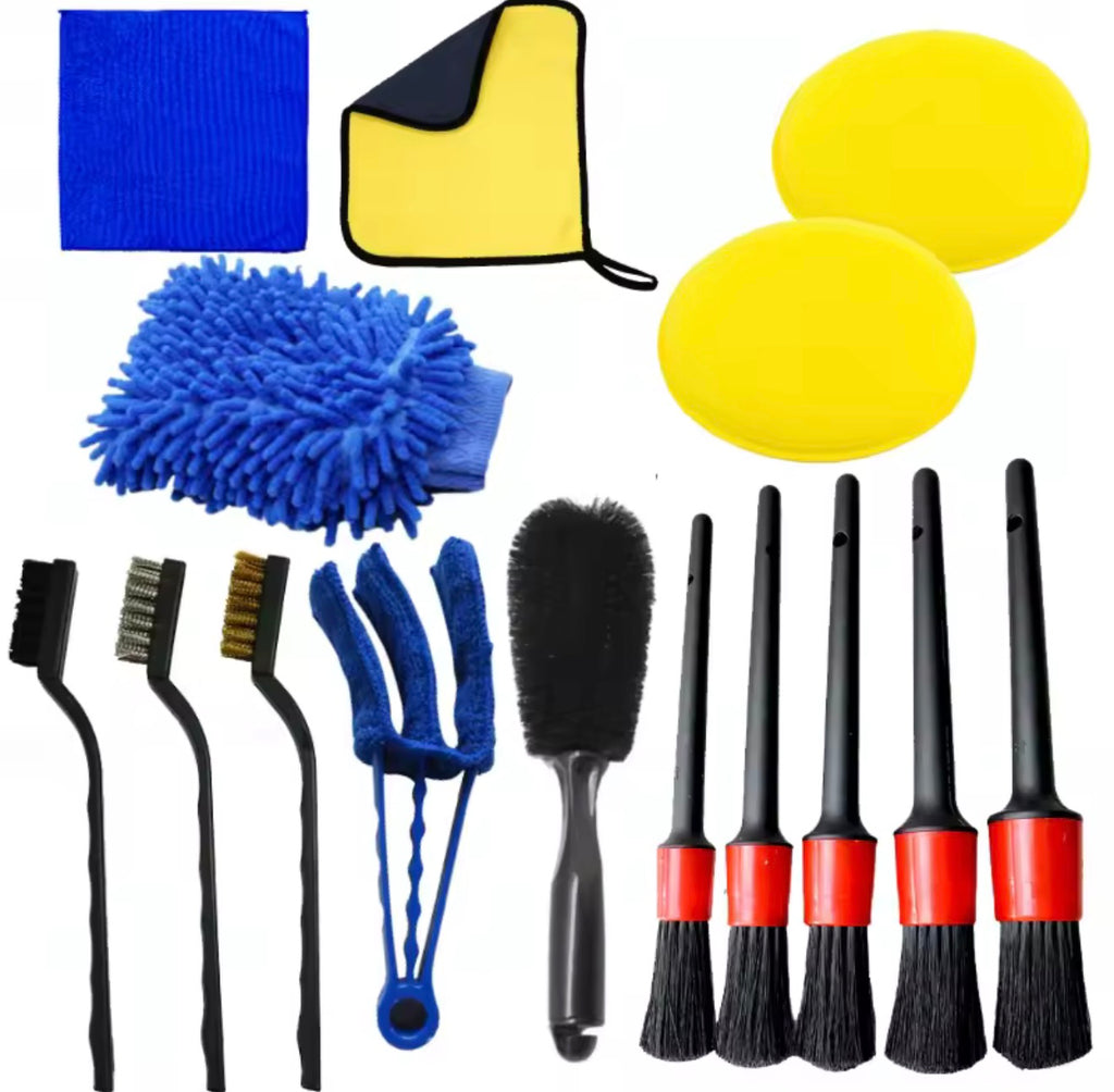 Car Detailing Brush Set The Ultimate Auto Cleaning Kit for Vents Gaps Maintenance Car Air Outlet Detail Clearance Brush