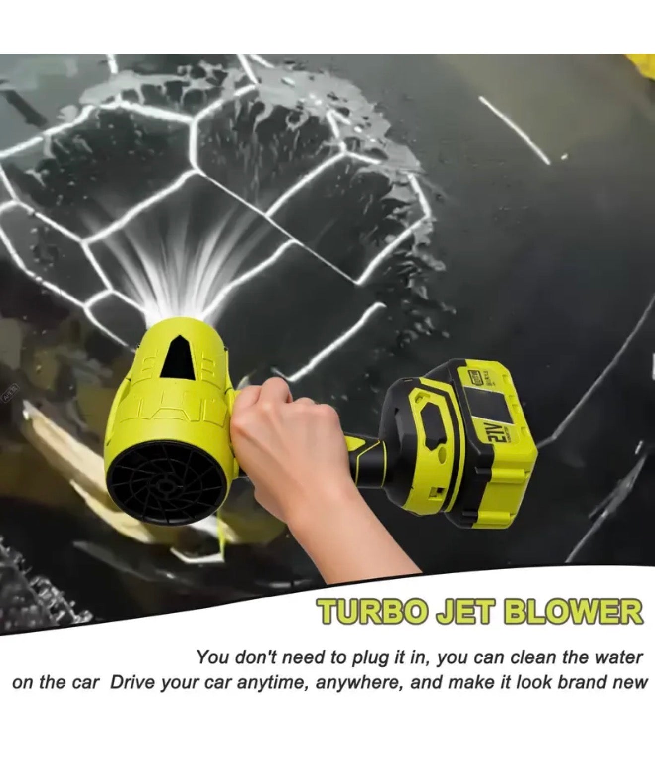 🔥Hot Sale 49% Off Turbo car dryer blower | Cordless Blower & Car dry.